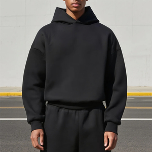 QIANSHI Felpe <span class=keywords><strong>con</strong></span> <span class=keywords><strong>Cappuccio</strong></span> Oversize Unisex 100% Cotone 500 Gsm, Personalizzabili <span class=keywords><strong>con</strong></span> Grafica, Stile Streetwear per Uomo - Product Image 1
