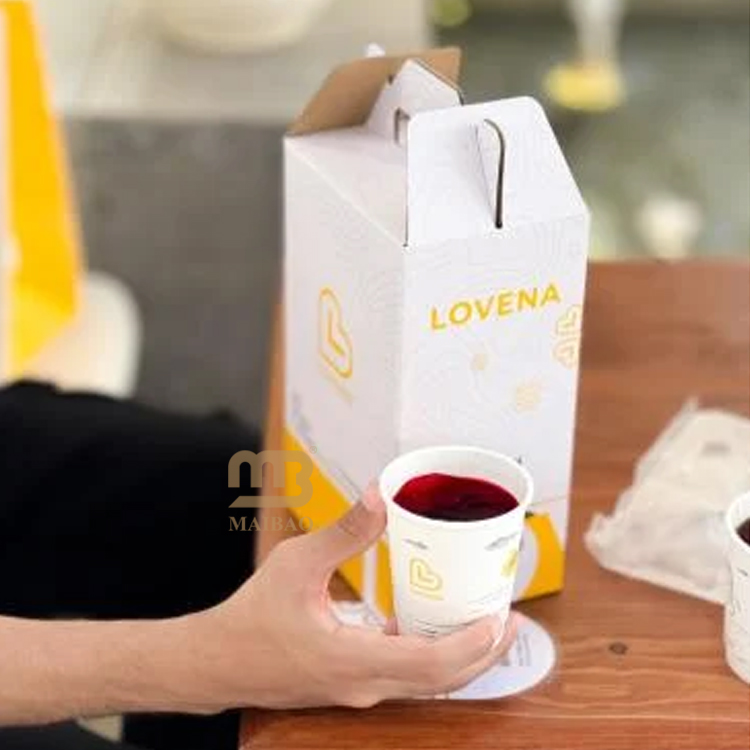 Caja de café desechable
