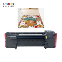 MYJET 1860PRO Imprimante à jet d'encre hybride UV de 6 pieds pour film de plafond Tapis en PVC acrylique Décoration intérieure Ricoh Gen6 G5 G6 Toile Cuir