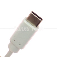 Câble de charge USB Type C mâle-femelle personnalisable avec extrémité à fils nus en cuivre pur et dispositif anti-tension pour carte mère