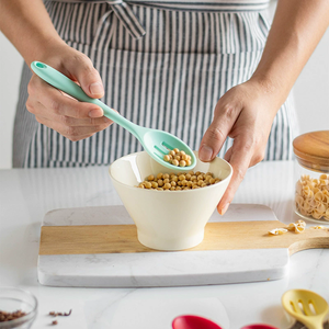 Accessoires <span class=keywords><strong>de</strong></span> cuisine roses colorés <span class=keywords><strong>Table</strong></span> <span class=keywords><strong>de</strong></span> <span class=keywords><strong>cuisson</strong></span> Cuillères en silicone <span class=keywords><strong>de</strong></span> service comestibles <span class=keywords><strong>de</strong></span> qualité alimentaire Scoop et ensemble <span class=keywords><strong>de</strong></span> cuillères à fente - Product Image 1