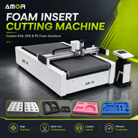 Machine de découpe de mousse CNC multi-outils pour la découpe, le marquage et l'emballage d'inserts