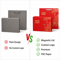 Boîte cadeau écologique en dattes rouges avec logo personnalisé, boîte à fermeture magnétique de qualité supérieure pour thé tonique, OEM ODM