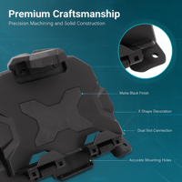 Support de tablette en plastique FACEYES, organiseur de rangement, compartiment de rangement pour Can-Am Defender HD5 HD8 M&X UTV ATV, support pour appareils électroniques