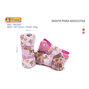 Couverture et plaid imprimés en flanelle pour animaux de compagnie - Product Image 3