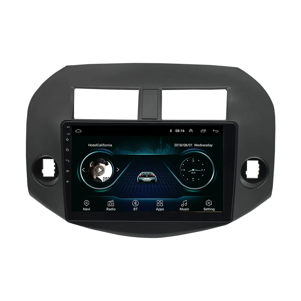 Araba android müzik seti Toyota için Rav4 2007-2012 10 inç Android araba radyo gps navigasyon video ses dvd OYNATICI