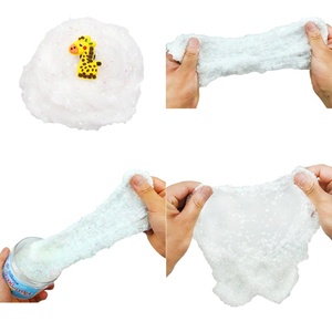 6 pièces d'argile à modeler douce séchant à l'air, slime moelleux, slime nuageux pastel Floam, pâte à modeler douce, extensible, non collante, jouets en bouteille pour enfants - Product Image 4