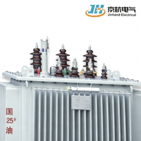 Yüksek Verimli 3 630KVA 1000KVA Alüminyum Sargılı Yağlı Tip Güç Trafosu Model S13/22-M Jinhand Endüstriyel Güç İçin