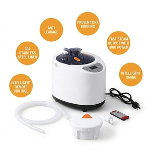 Générateur de vapeur électrique portable moderne pour <span class=keywords><strong>sauna</strong></span> et douche personnelle, 2,6 litres, pour appartement - Product Image 5