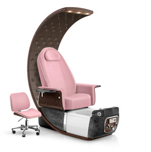 Silla de pedicura <span class=keywords><strong>para</strong></span> salón de uñas Material de madera Muebles de salón de madera <span class=keywords><strong>para</strong></span> manicura de lujo y <span class=keywords><strong>spa</strong></span> de uñas - Product Image 1