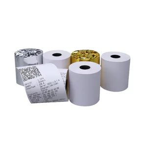 Calidad Premium Impermeable Tamaño personalizado/color 57mm Papel térmico para recibos Papel de caja registradora