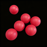 Boules flottantes en plastique PP/PE rouges, petites, rondes, fermées et sans couture, de 20 mm, 25 mm, 25,4 mm (1 pouce), personnalisables, vente en gros