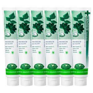 Dentyte Plus a base di erbe dentifricio 6 misure da viaggio 200g tubi di menta fresca sapore di menta chimica a base di erbe sensibili denti per la cura per alberghi - Product Image 1