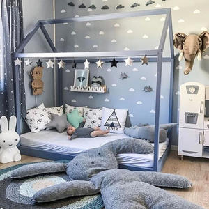 Wooden Tree House <b>Bed</b> in Children <b>Bed</b> Baby Room Furniture - Product Image 3