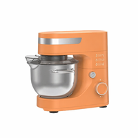 Batteur sur socle planétaire électrique 800W, bol mélangeur en acier inoxydable 4,2L, 12 vitesses, crochet pétrisseur en aluminium, usage domestique, pâtisserie