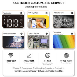 Diffuseur d'huiles essentielles en céramique électrique 100 ml avec lumière LED, fabrication artisanale, aromathérapie pour hôtel, voiture, utilisation directe en usine - Product Image 5