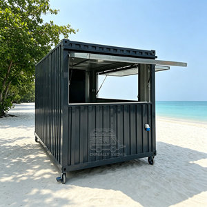 Restaurant mobile de luxe avec équipement de cuisine professionnel, extérieur moderne, conteneur maritime - Product Image 3
