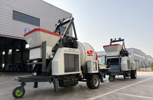 Máquina mezcladora de hormigón con motor diésel, bomba de hormigón JBS40 CON MEZCLADOR a la venta - Product Image 3