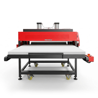 Nouvelle presse à chaud pneumatique double station Hanrun pour papier, imprimante de transfert par sublimation grand format certifiée CE pour vêtements