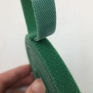 Benutzer definierte umwelt freundliche selbst klebende doppelseitige Polyester/Nylon-Band Hakens ch laufe Kabel wickler Krawatten Kleine USB-Kabel Organizer - Product Image 3