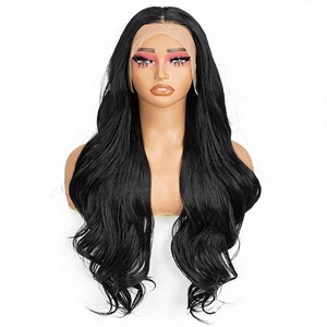 <span class=keywords><strong>Peluca</strong></span> <span class=keywords><strong>de</strong></span> Cabello Largo y Rizado con Ondas Naturales, Transparente en la Parte Delantera, Ajustable, Resistente al Calor, Sintética, Estilo Europeo Americano, Venta al Por Mayor Directa <span class=keywords><strong>de</strong></span> Fábrica para Mujeres - Product Image 1