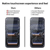 Protection d'écran en verre trempé 9D anti-rayures de qualité supérieure pour iPhone 17 16 15 Pro Max – Vente en gros