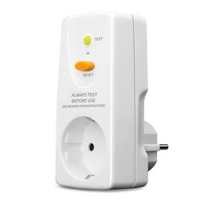 PRCD EU 16A 120V 50Hz IEC61540 Plug Sempre Teste Vazamento Proteção Segurança Plug Branco - Product Image 1