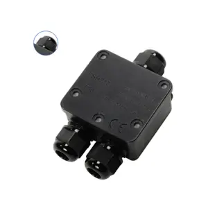 IP66 Waterproof 4 way Junction box with PG7 PG9 or M16 waterproof connector