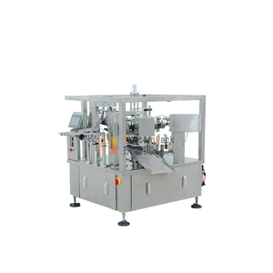 Máquina de envasado de sopa de Goulash de pechuga de pollo <span class=keywords><strong>a</strong></span> <span class=keywords><strong>la</strong></span> <span class=keywords><strong>parrilla</strong></span> de espinaca y alcachofa rotativa de alimentos prefabricados multifunción - Product Image 3