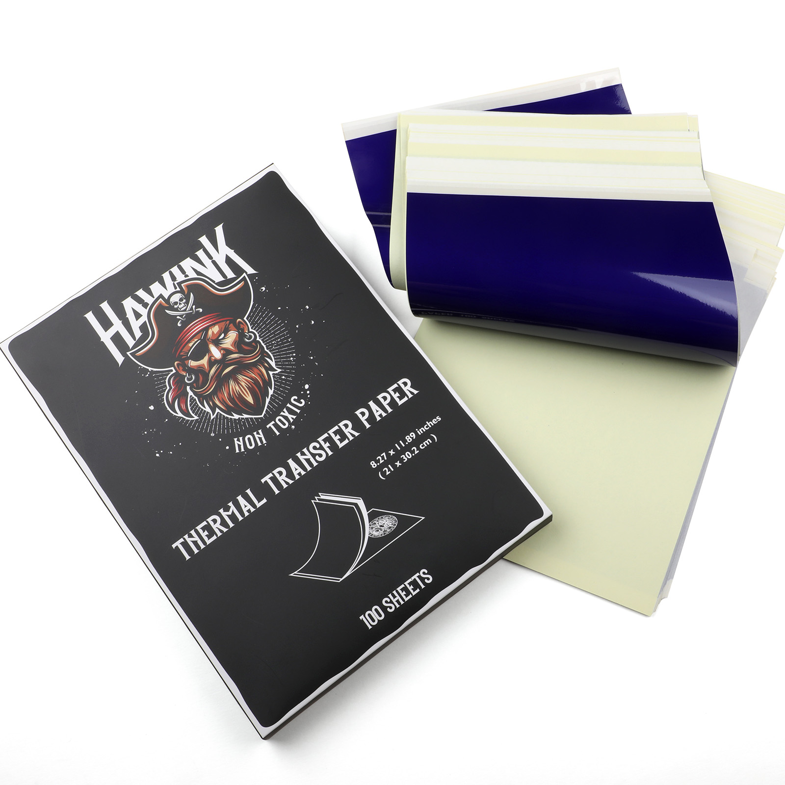 Hot Sale Four-Piece Tattoo Transfer Paper for Transfer Machine 100pcs Per Box Essential Accessory for Permanent Makeup
