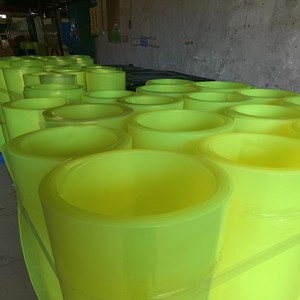 Feuille de plastique PU durable, <span class=keywords><strong>plaque</strong></span> OEM, épaisseur 1-5 mm, film en <span class=keywords><strong>caoutchouc</strong></span> PU, élastomère polyuréthane transparent, rouleau de 2 mm - Product Image 2