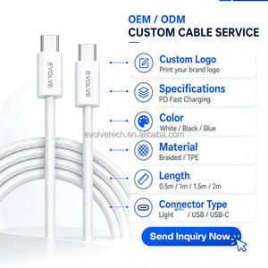 Cable TPE Trenzado de 0.25m, Certificado Seguro, 100W PD, Tipo C, Carga Rápida de 5A, Nailon, 1m 3ft, Cable de Carga Antitirones - Product Image 5