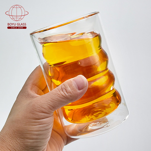 <span class=keywords><strong>Verres</strong></span> à <span class=keywords><strong>double</strong></span> <span class=keywords><strong>paroi</strong></span> en spirale, <span class=keywords><strong>verres</strong></span> à boire isolés, forme ondulée, <span class=keywords><strong>verres</strong></span> thermiques à <span class=keywords><strong>double</strong></span> <span class=keywords><strong>paroi</strong></span> - Product Image 3