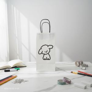 Bolsa de Papel Kraft Impresa Personalizada, Ecológica, Grande, para Compras, Empaque de Lujo para Joyería, Vestidos, Galletas, Venta al Por Mayor - Product Image 3