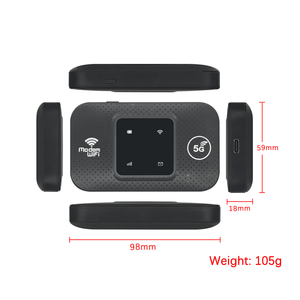 เราเตอร์ M9S ความเร็วสูง รองรับทั่วโลก แบบพกพา ชนิด Type-C 4G ปลดล็อคแล้ว พร้อมช่องใส่ซิมการ์ด มินิ 3000mAh พกพาสะดวก ไวไฟ 4G - Product Image 2