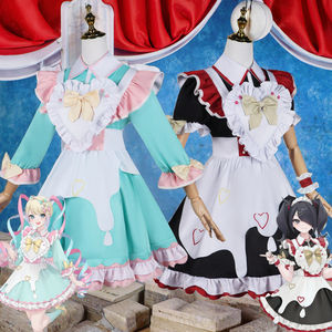 Costume de cosplay NEEDY GIRL OVERDOSE Dessert Paradise Hankook Cheongsam pour femmes, fête d'Halloween, jeu de rôle, KAngel Ame Chan - Product Image 3