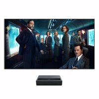 Écran de projection fixe souple en alliage d'aluminium blanc mat Nano 100 pouces 16:9 pour téléviseurs et projecteurs à ultra courte focale Home Cinéma
