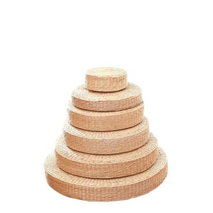 Almofada de Palha Espessada de Estilo Japonês Futon Meditação Sentado Pier Buddha Adorando Mat Tatami Mat Castiçais De Vidro - Product Image 5