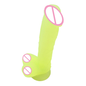 Silikon gelee Farbe Künstlicher Penis Realistischer Pilz Kopf Pferd Dildos Fotos von Gummi Penis - Product Image 3