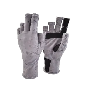 Winter Upf Uv Waterdichte Outdoor Kajakken Roeien Sport Fitness Vingerloze Handschoen Half Vinger Custom Vissen Handschoenen