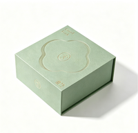 Boîte cadeau de luxe en papier magnétique avec logo personnalisé en relief, boîte à fleurs, emballage cosmétique pour parfum, boîte cadeau pour parfum