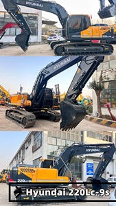 سعر مزاد حفارة هيونداي R220-9S الهيدروليكية ذات الجنزير بوزن 22 طن من كوريا، آلات مستعملة - Product Image 4