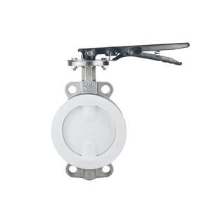 Válvula de Disco de Acero Inoxidable DN65 con Sello de Goma Tipo Lug, con Palanca Manual o Caja de Cambios para Tuberías de Agua, Aceite y Gas - Product Image 6