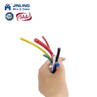 Fil électrique en cuivre isolé en PVC de haute qualité, simple brin, flexible en nylon