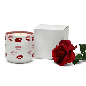 Barattolo di candela con stampa personalizzata rosa con <span class=keywords><strong>cuore</strong></span> vuoto regalo di san valentino - Product Image 2