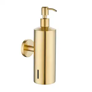 Large Quantity 500ml Stainless Steel Liquid Soap Dispenser Bathroom For Hotels
