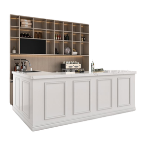 Mostrador de Recepción Personalizable de Venta Directa de Fábrica para Cafeterías y Floristerías, Diseño de Mesa Isla - Product Image 2