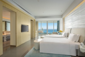 Juego de Muebles de Dormitorio King <span class=keywords><strong>Rosa</strong></span> Personalizado, Juegos de Dormitorio para Niños, para Hoteles, Habitaciones Familiares y de Huéspedes - Product Image 3