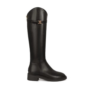 Botas Chelsea Hasta la Rodilla para Mujer de Otoño Invierno Su <span class=keywords><strong>Yinyin</strong></span> de Piel Genuina con Boca Inclinada y Diseño Arco del Triunfo para Aumentar la Estatura - Product Image 1