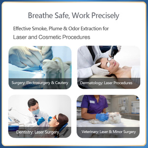 Nouvel extracteur de fumée laser CO2 mobile <span class=keywords><strong>à</strong></span> 4 étages de filtration (efficacité de 99,97%) pour une <span class=keywords><strong>extraction</strong></span> efficace des fumées et des odeurs cosmétiques - Product Image 5